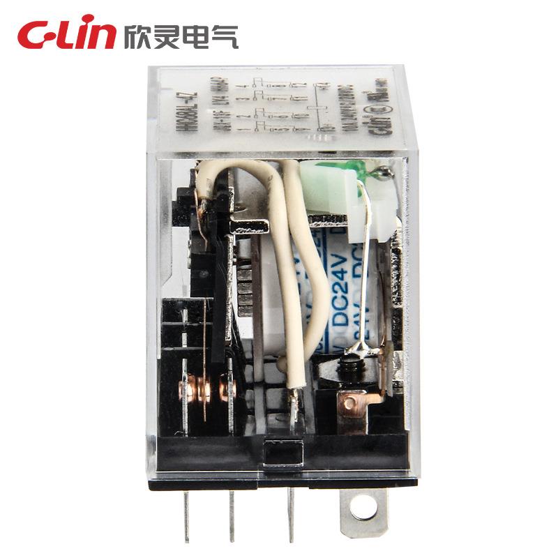 欣灵电磁HZI继电器家HHC68AL-4Z小型电磁中间继V电AC22厂0/D器C2 - 图0
