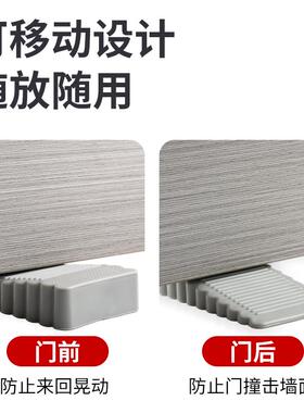 门塞门档门阻防撞顶门器防风安全门卡固定堵门挡阻门器门楔子大号