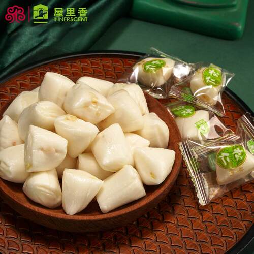 红松松子仁屋里香薄荷松仁粽子糖250g上海传统特产休闲糖果食 - 图2