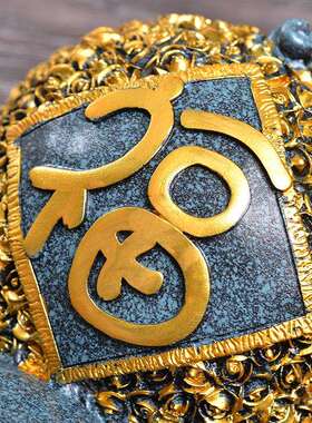 树脂工艺品欧式蓝色中号幸福猪摆件创意客厅电视柜家居装饰品