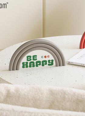 WOZOOM桌面摆件家居饰品房间装饰品电视柜入户玄关彩虹ins风摆件