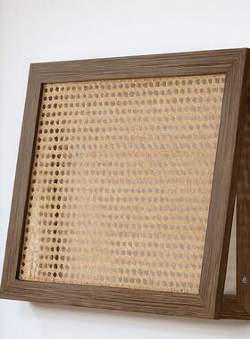 实木电表箱装饰画弱电箱遮丑盖板光纤多媒体配电箱挂画网路线盒遮