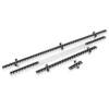 Long strip spotlight led embedded ceiling grille light linear living room no main light rectangular spotlight flood downlight