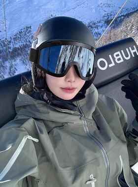 滑雪登山护目镜男女同款骑摩托车防风防眩光眼镜户外运动雪地墨镜