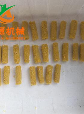 全自动巴沙鱼肉饼上糠设备 鱼饼自动裹糠机 鸡块上糠油炸流水线