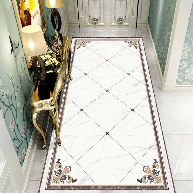 新款欧式走廊a过道地贴装饰防水耐磨客厅茶几地板贴浴室瓷砖遮丑,淘宝优惠券,粉丝福利购,淘宝优惠卷
