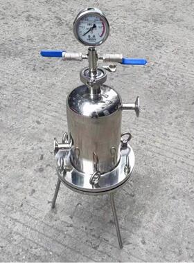 不锈钢正压过滤器实验室小型液分离设备微孔滤膜平板膜过滤设备