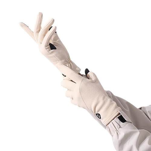 手套轻薄保暖德绒手套薄款女薄绒冬季超薄保暖滑雪手套女冬季可触 - 图3