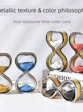 创意高端镀金电镀星语时间沙漏家居客厅入口桌面装饰饰品礼品