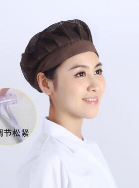 服务员厨师帽工厂车间韩版帽子