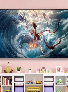 哪吒2之魔童闹海全家福挂画周边电影海报壁画网吧电竞房装饰画