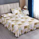 2025 new princess style bed skirt single piece bed cover dustproof four season bed cover with skirt edge cotton bed skirt sheet