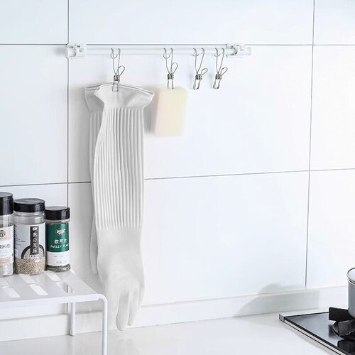 Stainless Steel Clips with Hooks for Kitchen and Bathroom To - 图1