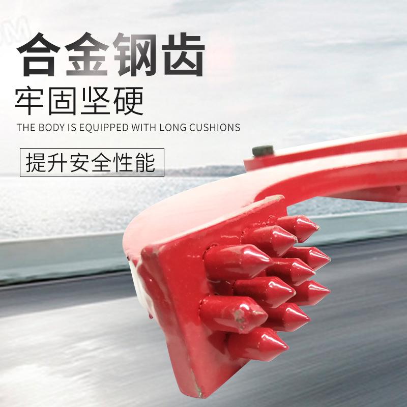 起重吊钳吊具大理石水泥板夹具钢性齿夹头1/2//5吨钻板夹木托夹 - 图1