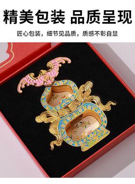 葫葫芦式磁禄芦壁灯磁控冰箱金贴属新年福寿创意冰箱贴马年过年礼