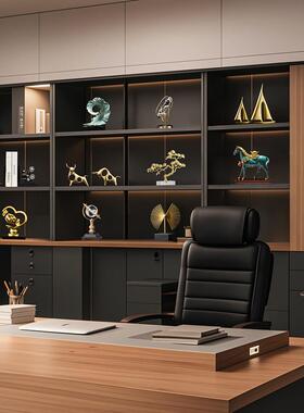 办公室桌面摆件轻奢高档样品屋展示中心招财软装工艺礼品摆饰客厅