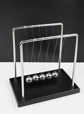 金属牛顿摆件撞球碰碰球桌面装饰品摆设轻奢家装办公桌面摆