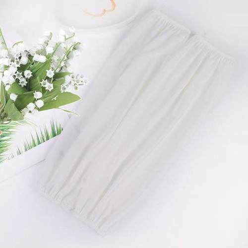 宽松冰丝防晒套男士夏季女干活遮阳护袖加长透气直筒套袖新款 - 图0