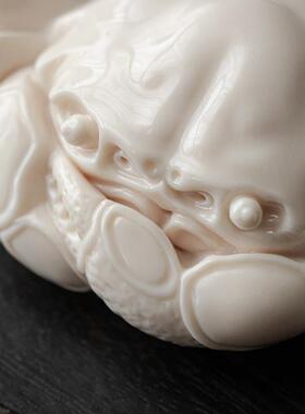 久造陶瓷创意螃蟹摆件横财八方来财家居桌面装饰工艺礼品摆饰礼物