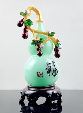 新款直销新款上市天然福气满满葫芦摆件创意家居酒柜工艺品装饰摆