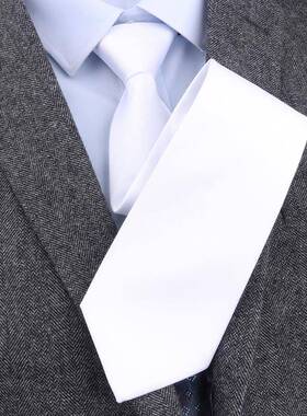 领带男商务免打领带正装轻奢质感百搭绅士领装饰条纹紫色1010z