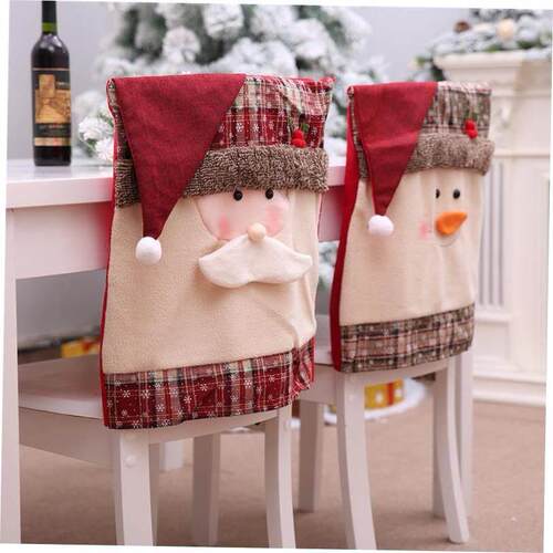 Christmas Home chair cover Decoration of hotel elderly chair - 图1