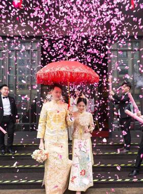 婚礼喜事礼花筒订婚结婚礼炮婚庆用品礼花炮手拧式喷花筒花瓣雨