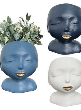 创意干花花瓶摆件高级感客厅电视柜家居软装饰品样板间插花花器