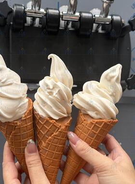 源头冰淇淋机工厂台式小型3头软质冰淇淋机冰淇淋店专用