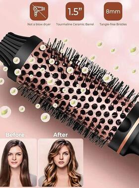 Thermal Brush 1.5 Inch Heated Curling Brush Ceramic Curlin