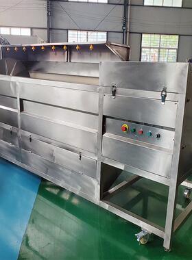 鲜姜清洗去皮生产线工厂用毛刷式去皮产效红薯清洗去皮生产线