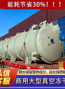 50平方沙棘果冻干机果蔬冻干设备沙棘果汁真空冷冻干燥机果茶块