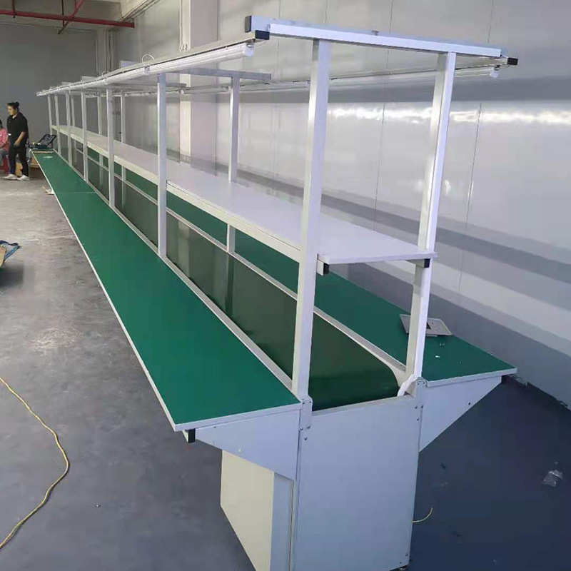 车间装配线自动化输送带传送带输送机物流打包线转弯机 - 图0