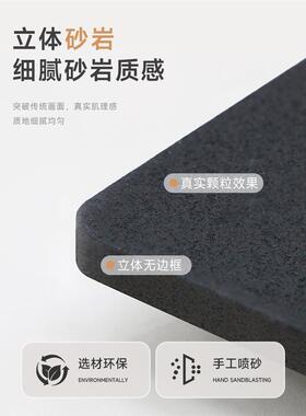 黑白简约月球客厅装饰画 画壁灯沙发背景墙挂画 画高级月亮砂岩落