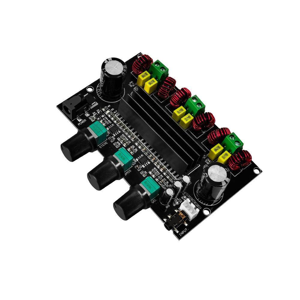 XH-M573 大功率2.1声道TPA3116D2数字功放板80W+80W+100W,淘宝优惠券,粉丝福利购,淘宝优惠卷