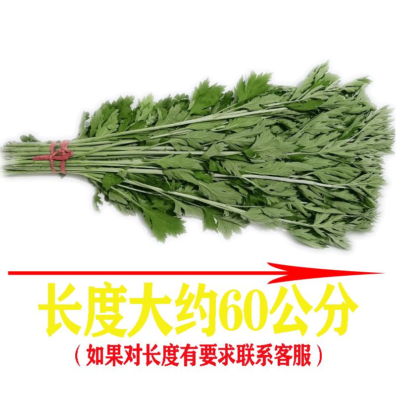 新鲜艾草整棵艾叶菖蒲清明节全株艾草叶长颗花束端午挂门艾蒿驱蚊-图0