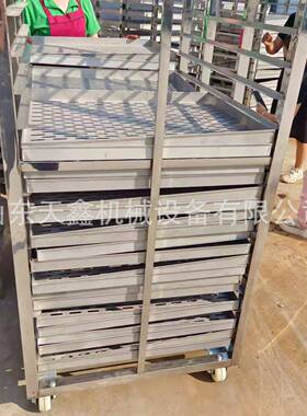 安滁州食品厂周转车徽品蒸周转车双189排速食冻架子车山东房周转