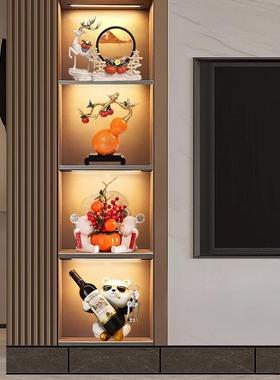 高档现代酒装饰品摆件轻奢高档家客厅摆柜电视柜玄关办公居室红酒