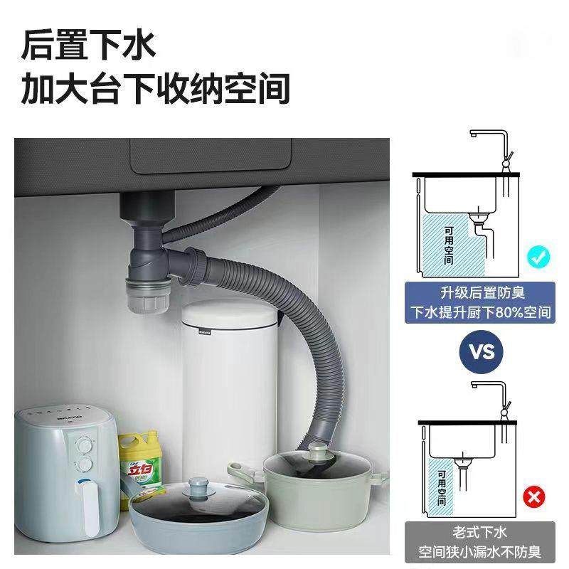 厨房家用厚水槽304不锈钢大单水槽台面手工高级洗菜盆台中盆台下,淘宝优惠券,粉丝福利购,淘宝优惠卷