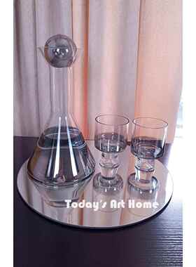 轻奢酒具组套大容量水壶家用酒壶酒吧分酒器法式红酒杯样板房摆件