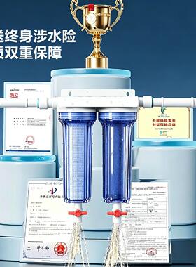 2026新款农村地下井水自来水前置过滤器大流量净水器家用滤水器