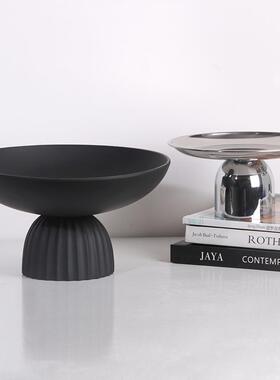 简约轻奢北欧ins创意现代客厅家用茶几果盘零食盆摆件托盘装饰品