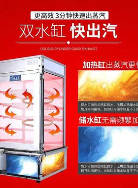 蒸包机商用早餐店蒸馒头机便利店蒸包子机蒸包柜炉包子保温展示柜