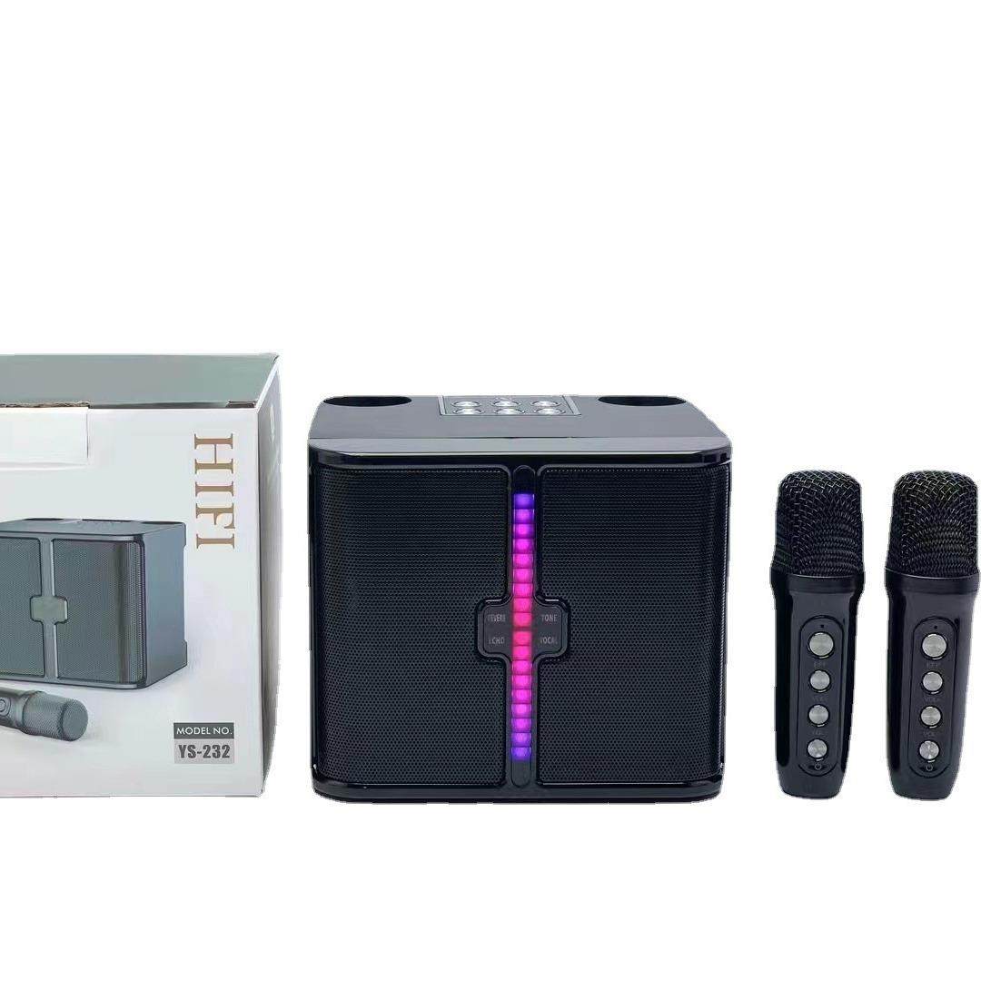 音符随音乐跳动唱歌音响新款上市带变声功能双U段卡拉OK音箱套装,淘宝优惠券,粉丝福利购,淘宝优惠卷