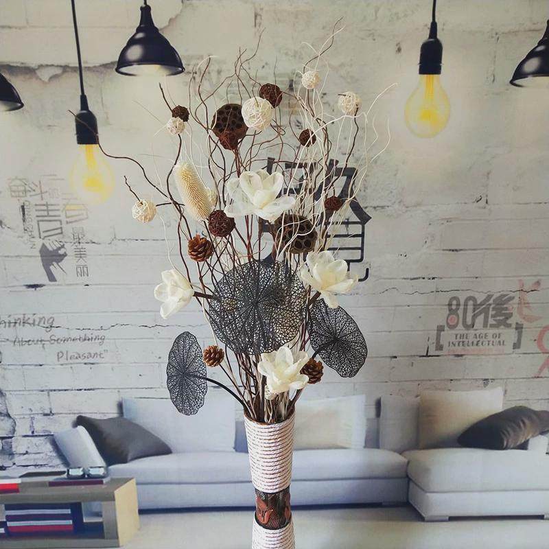 干花叶脉花曲柳天然树枝装饰客厅落地玄关隔断橱窗干枝装饰花包邮,淘宝优惠券,粉丝福利购,淘宝优惠卷