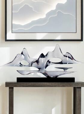 艺贝塑子新中式售楼处抽象明靠山雕海酒店大CP-5047堂云山雾艺透