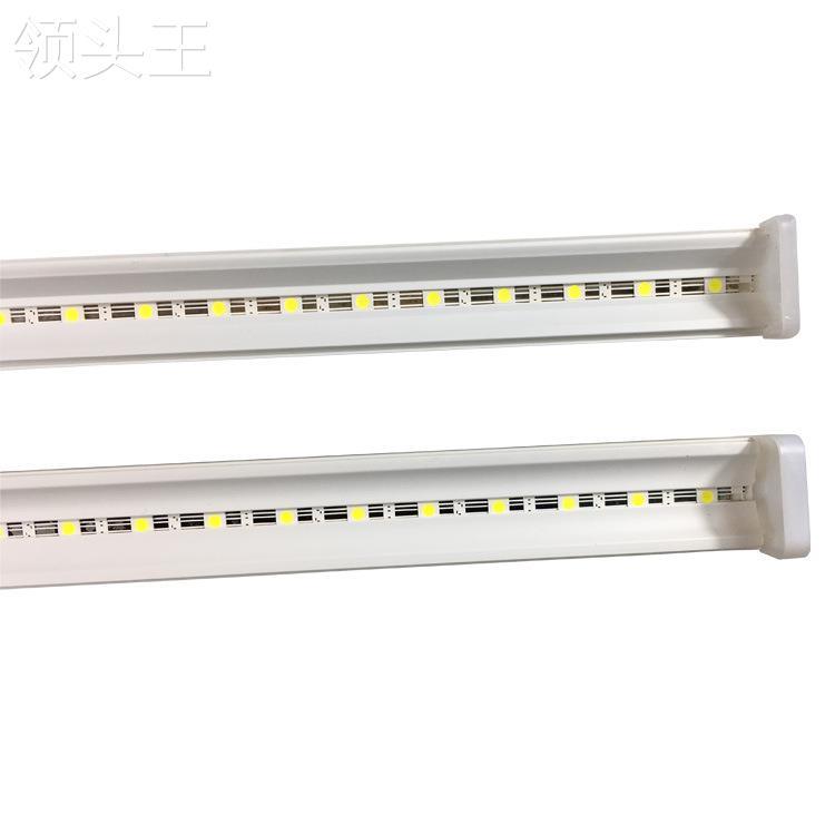 LED一体化T5全塑灯管T5无影一体支架灯1.2m 18W LED全塑日光灯管 - 图1