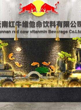 水幕墙流水屏风喷泉假山水景公司大厅客厅装饰循环水开业落地摆件