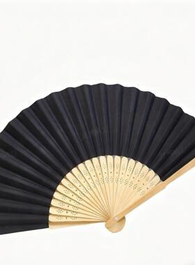 21cm白纸扇彩纸扇空白折扇绘画扇子diy手工幼教用品亚马逊跨境