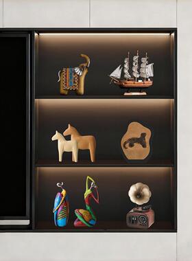 客厅电视柜装饰品摆件2025新款酒柜高级感高端大气上档次高档软装